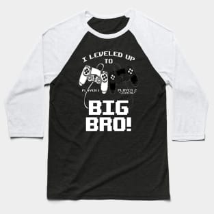 I Leveled Up To Big Bro Baseball T-Shirt